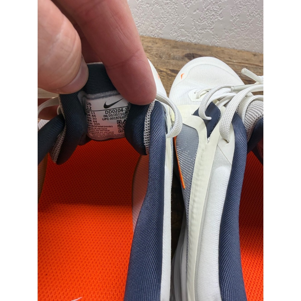 Nike Quest 5 Mens Running Shoes White Orange Thunder Blue DD0204-103 Size 12 - Picture 7 of 7